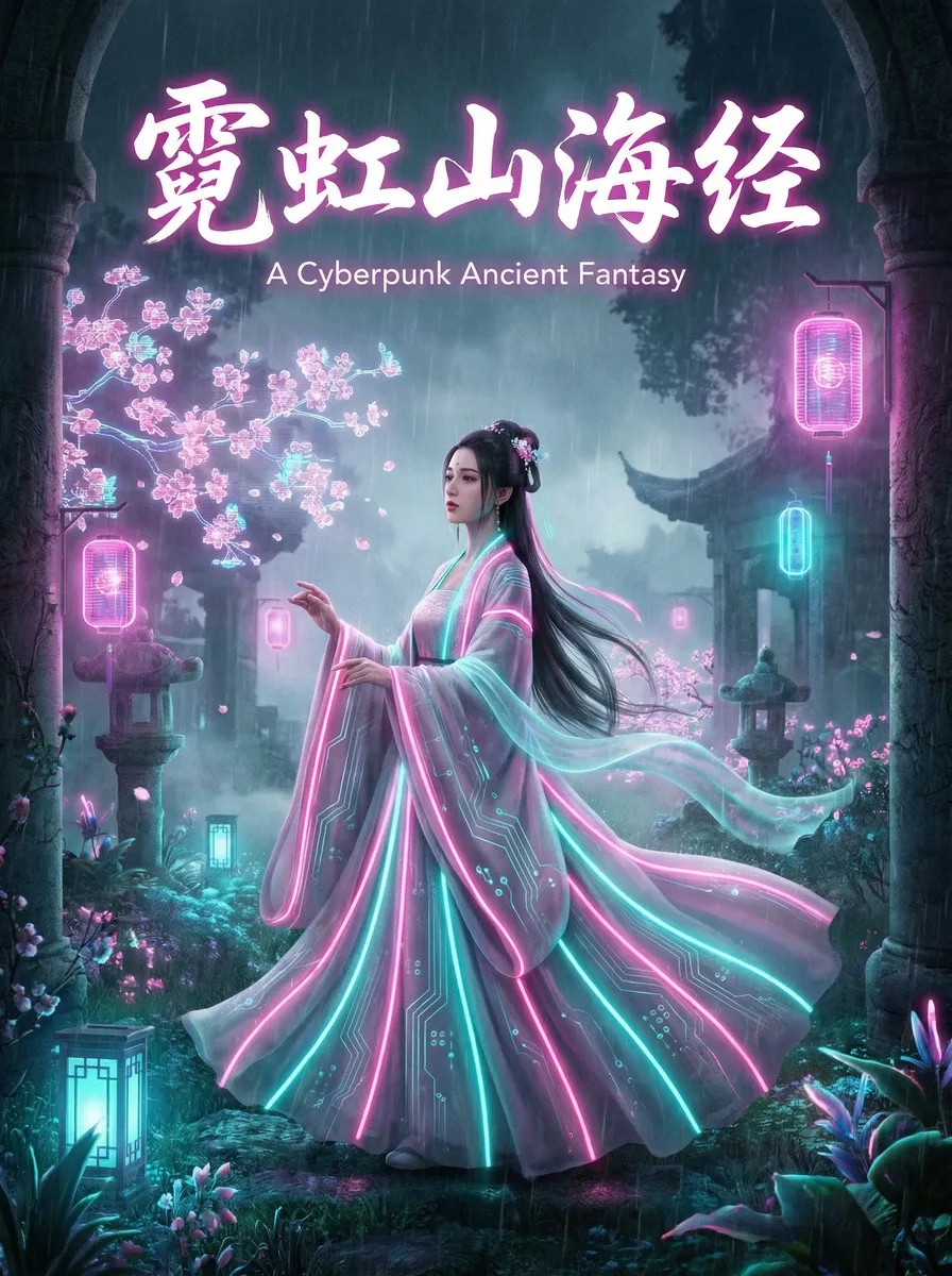 美女被轮奸 古风奇缘短剧 - 霓虹山海经海报